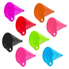Motorcycle Foldable Collapsible Silicone Oil Fuel Funnel 