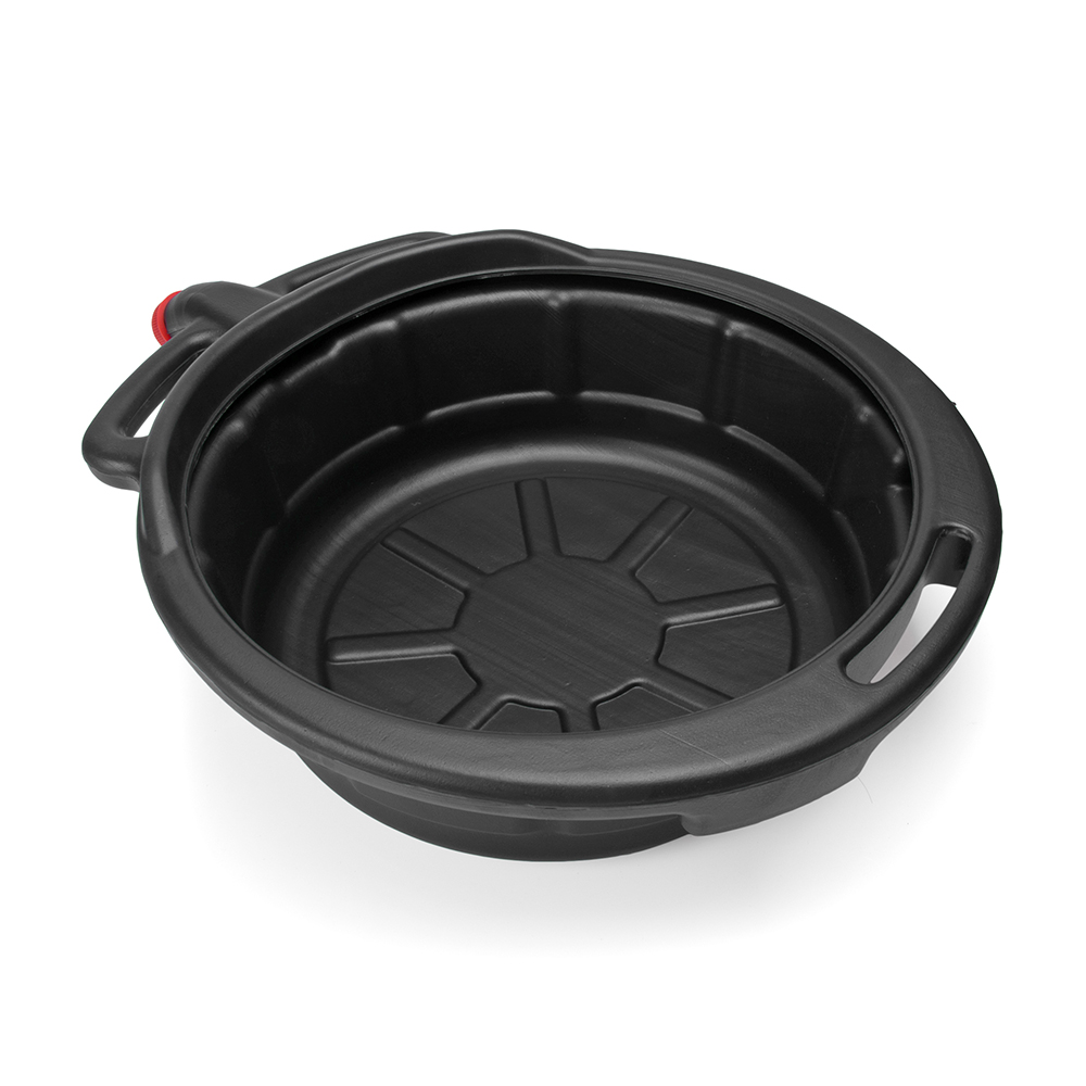 7L Motorbike Plastic Engine Oil Fuel Coolant Change Drain Tray Pan Container With Spout