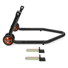 Universal Motorcycle Stand Black Rear Spool Paddock Swing Arm Lift