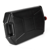 8L Plastic Engine Oil Fuel Coolant Change Catch Drain Tray Pan Storage Container In Black With Red Cap