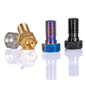 M10x1.25 Titanium Motorcycle Brake Disc Bolts