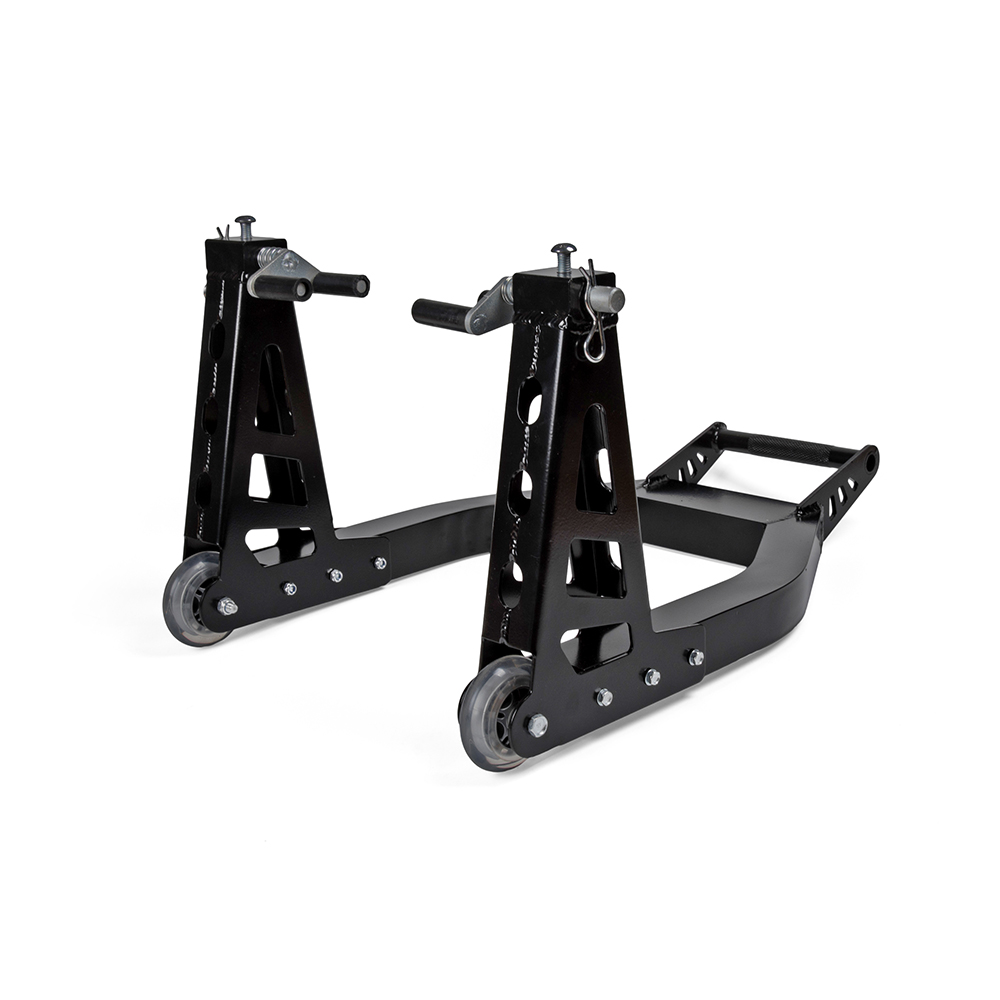 Aluminum Adjustable Front Rear Spool Paddock Swing Arm Lift Motorcycle Stand