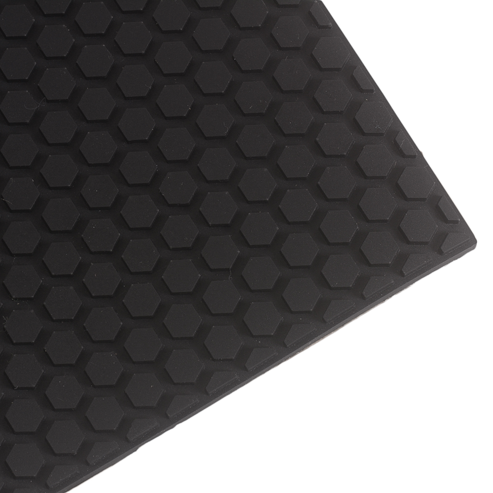 2PCS Universal Uncut Motorcycle Hexagon Oil Tank Anti Slip Sticker