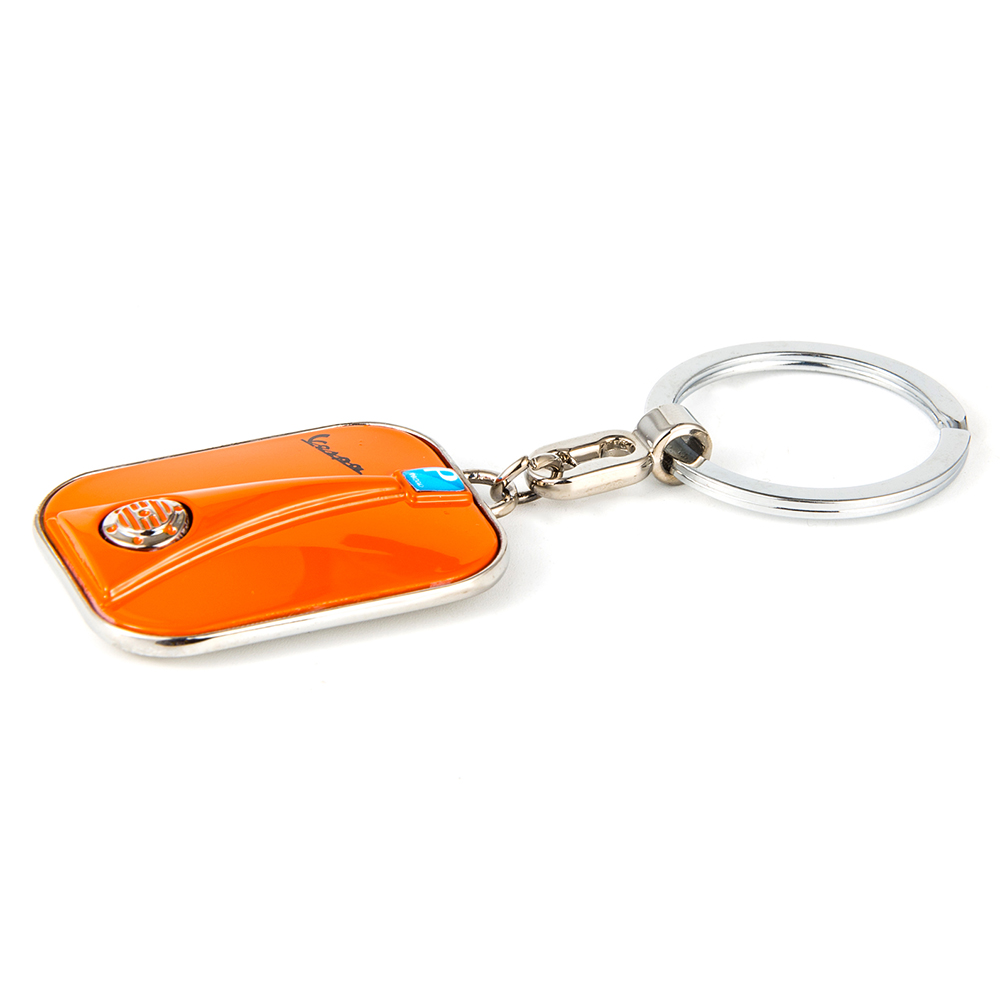 Orange Shiny Custom Motorcycle Key Chain