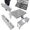 Outdoor appliances table folding table with seat
