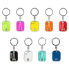 Motorcycle Parts Multicolor Keychain Set