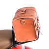  High Quality Handwork Scooter Leather Classic Soft Top Box Luggage Storage Bag