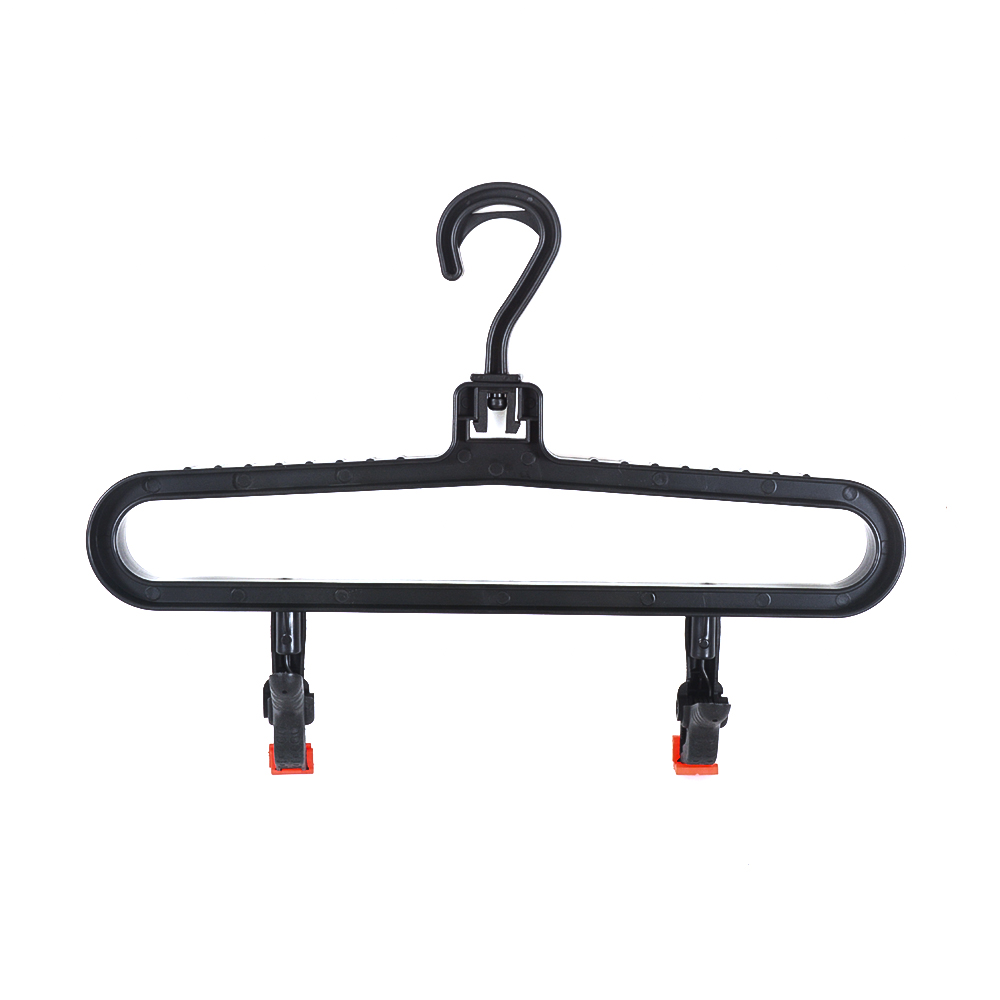 Load-bearing Plastic Clothes Hanger with Clip 