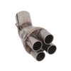 For BMW K100 K75 Motorcycle EXHAUST ADAPTER 4 to 1 Collector(30 degree)