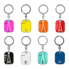 Motorcycle Parts Multicolor Keychain Set