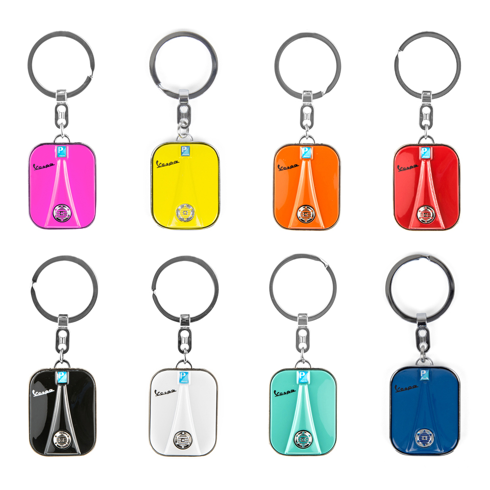 Motorcycle Parts Multicolor Keychain Set