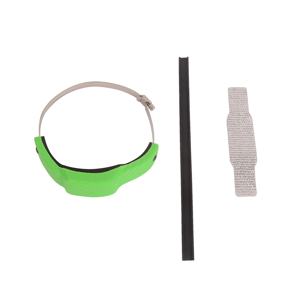 Motorcycle Exhaust Pipe Protective Anti-Collision Rubber Sleeve Anti Falling Belt 