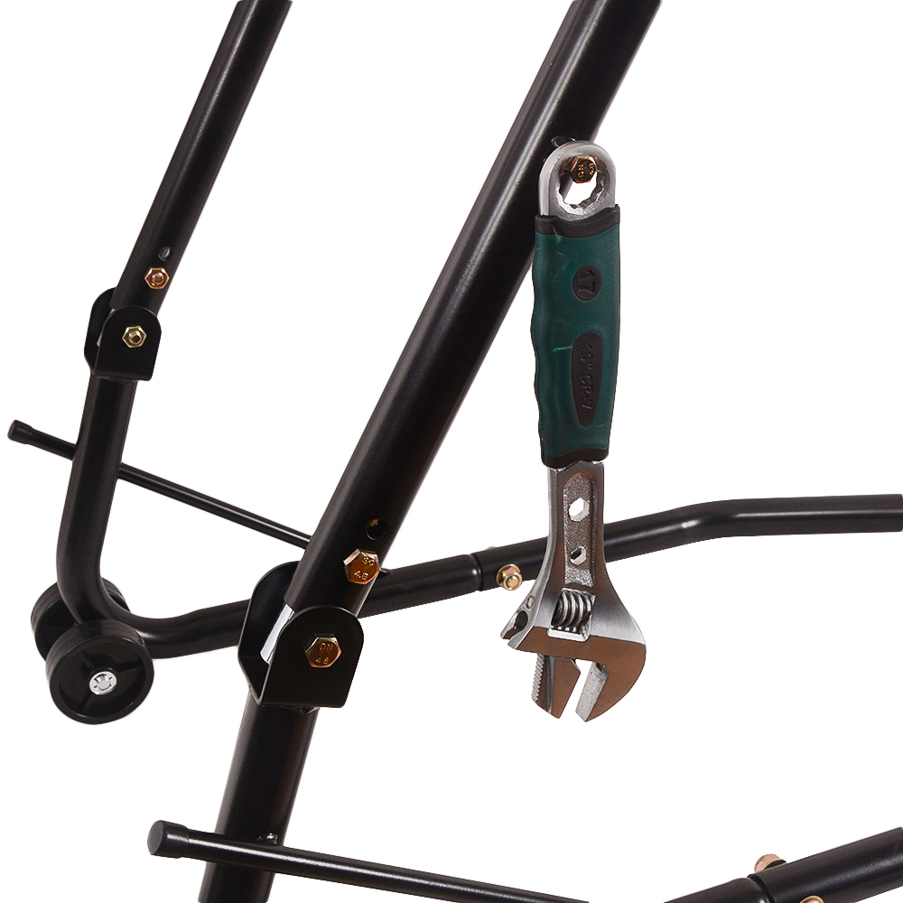 Adjustable Steel Head lift stand with pin adapter HEAVY DUTY MOTORCYCLE MOTORBIKE FRONT HEAD LIFT STAND