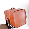  Vespa Brown Leather Top Bag Big Size
