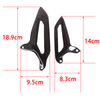 Motorcycle Parts 100% Carbon Fiber Ducati 899 1199 1299 Panigale Heel Plates