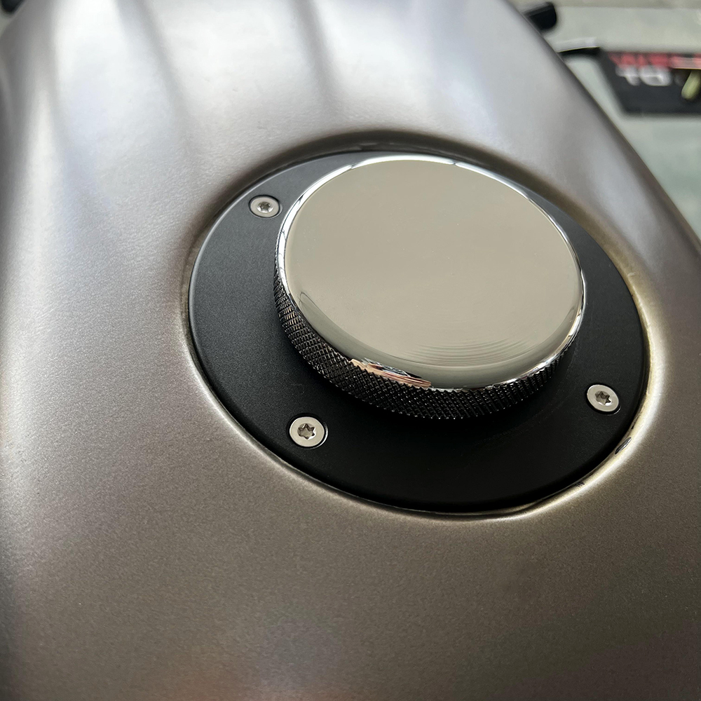 For BWM K100 Cross Style Motorcycle Fuel Tank Gas Cap Cover Rotate Open Quickly Remove