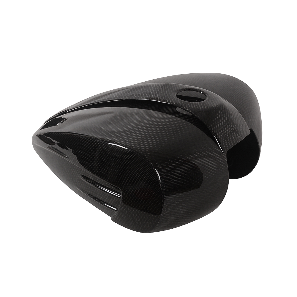CARBON FIBER HARLEY-DAVIDSON SPORTSTER GAS TANK COVER Sportster XL883R, XL883N, XL1200V 72, XL1200N, XL1200X 2007-2017-A12C11