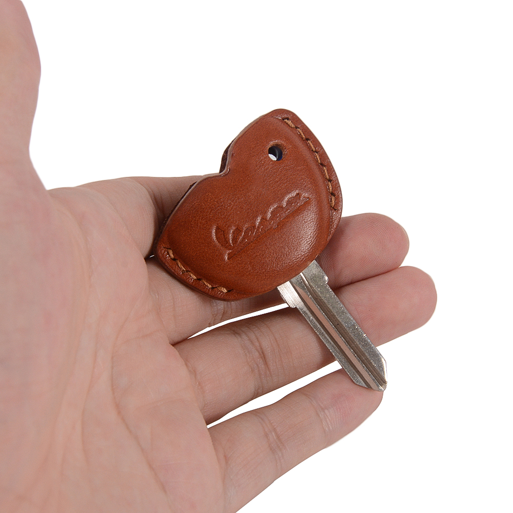 Key Case Shell Cover Leather keyring keychain for Vespa GTS LX LXV 50 125 250 300 GTS 300ie