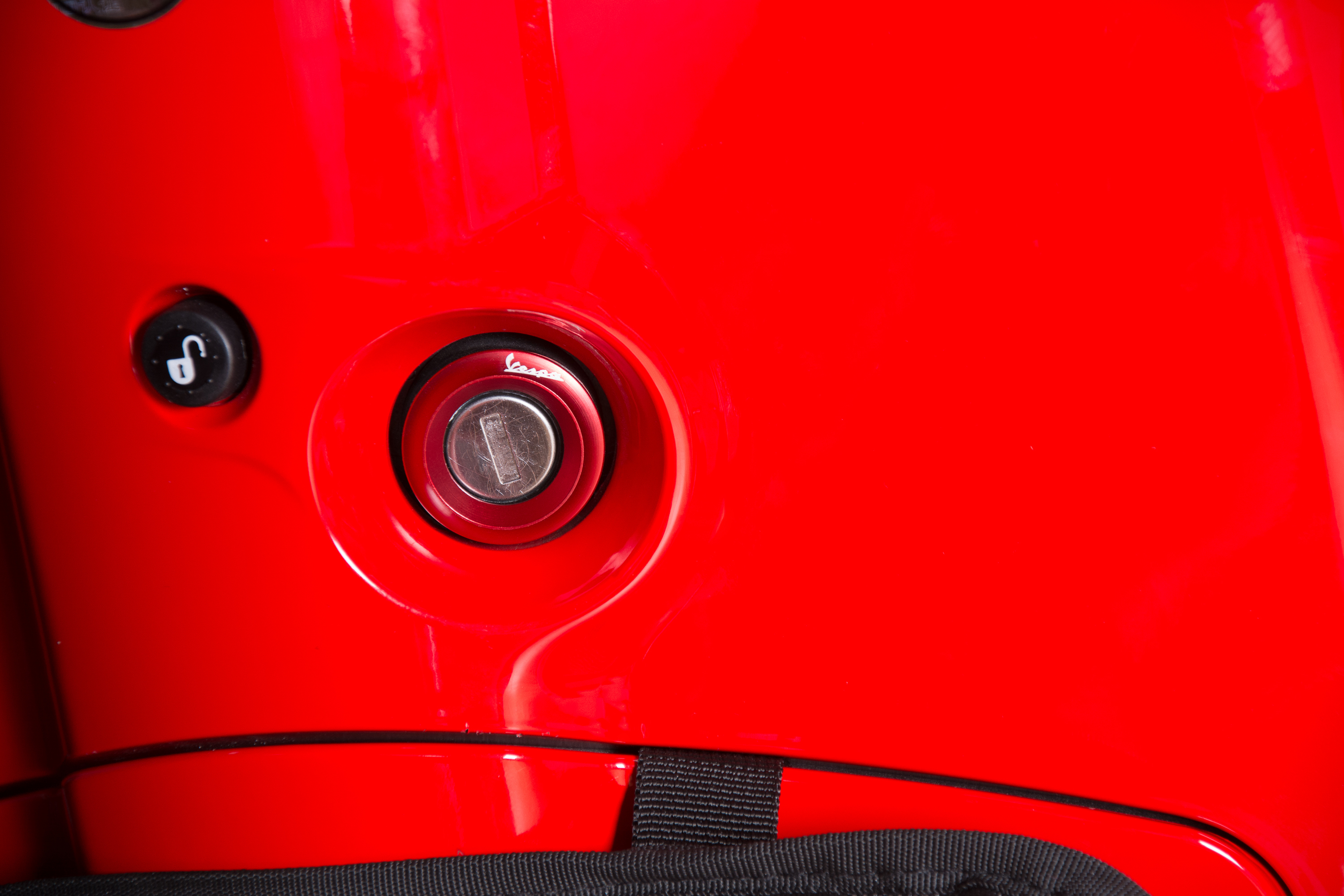 Red Motorcycle Ignition Switch Decorative Ring