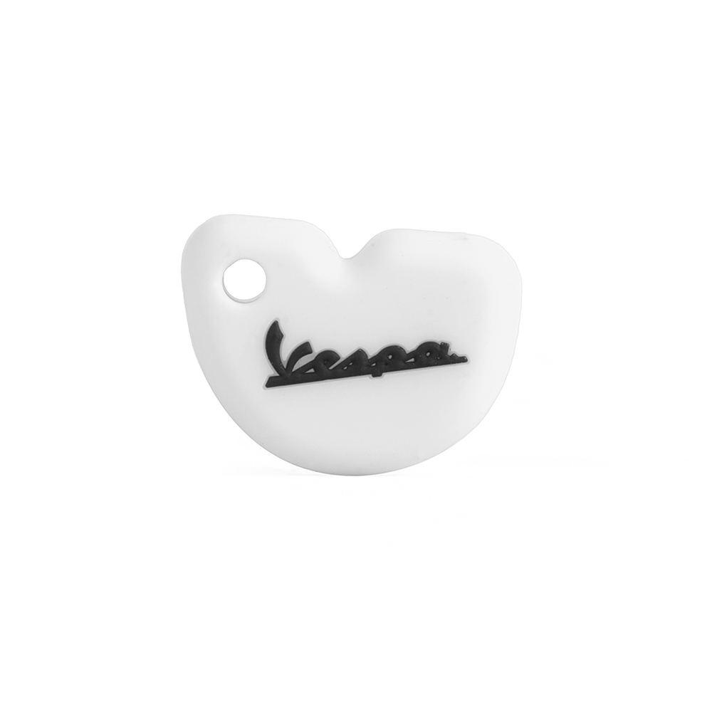 Silicone Key Case with Black Lettering And Bright Bottom