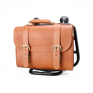Vespa Front Rack Scooter Front Leather Bag