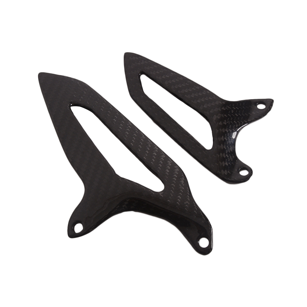 Motorcycle Parts 100% Carbon Fiber Ducati 899 1199 1299 Panigale Heel Plates