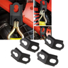 Iron Black 4PCS Pack Canam X3 2017+ Fastening Hook
