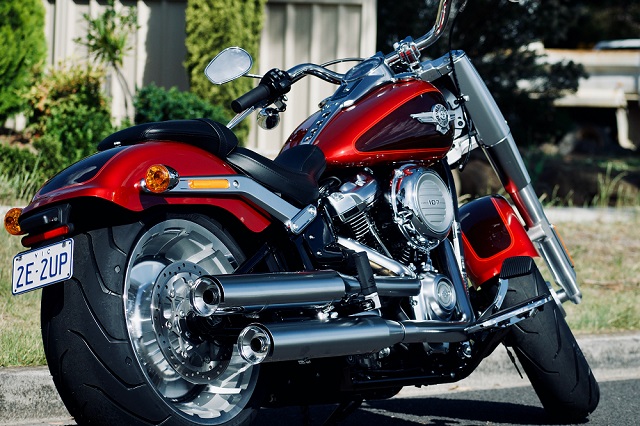 How do I care for my motorbike chain?