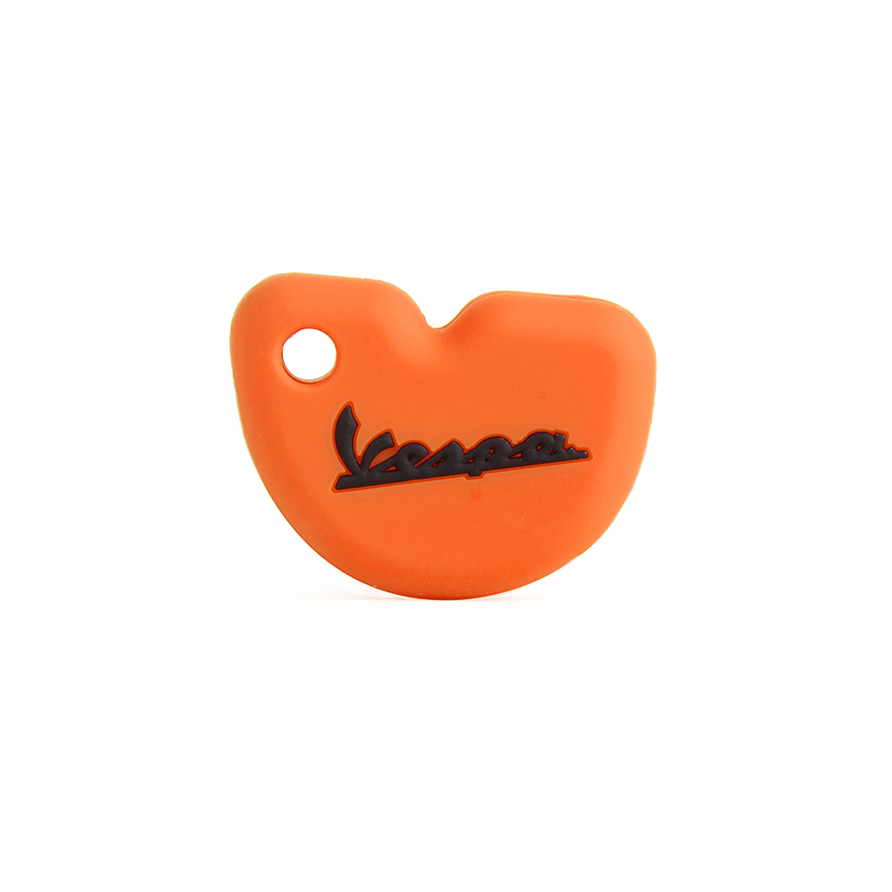 Silicone Key Case with Black Lettering And Bright Bottom