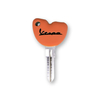 Motorcycle Key Accessories Orange And Brown Key Cover