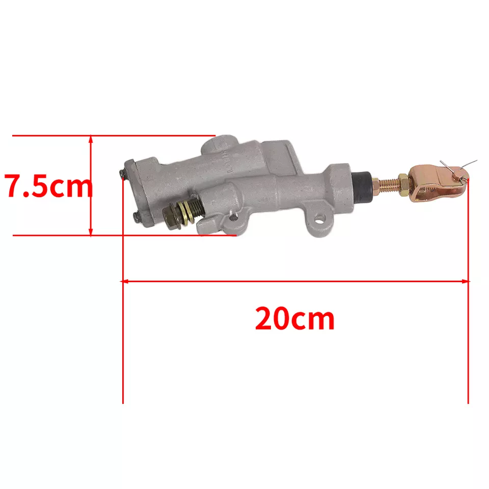 thumbnail image 2 of Folding Motorcycle Rear Foot Brake Master Cylinder – Hydraulic Pump With Reservoir 2 of 3