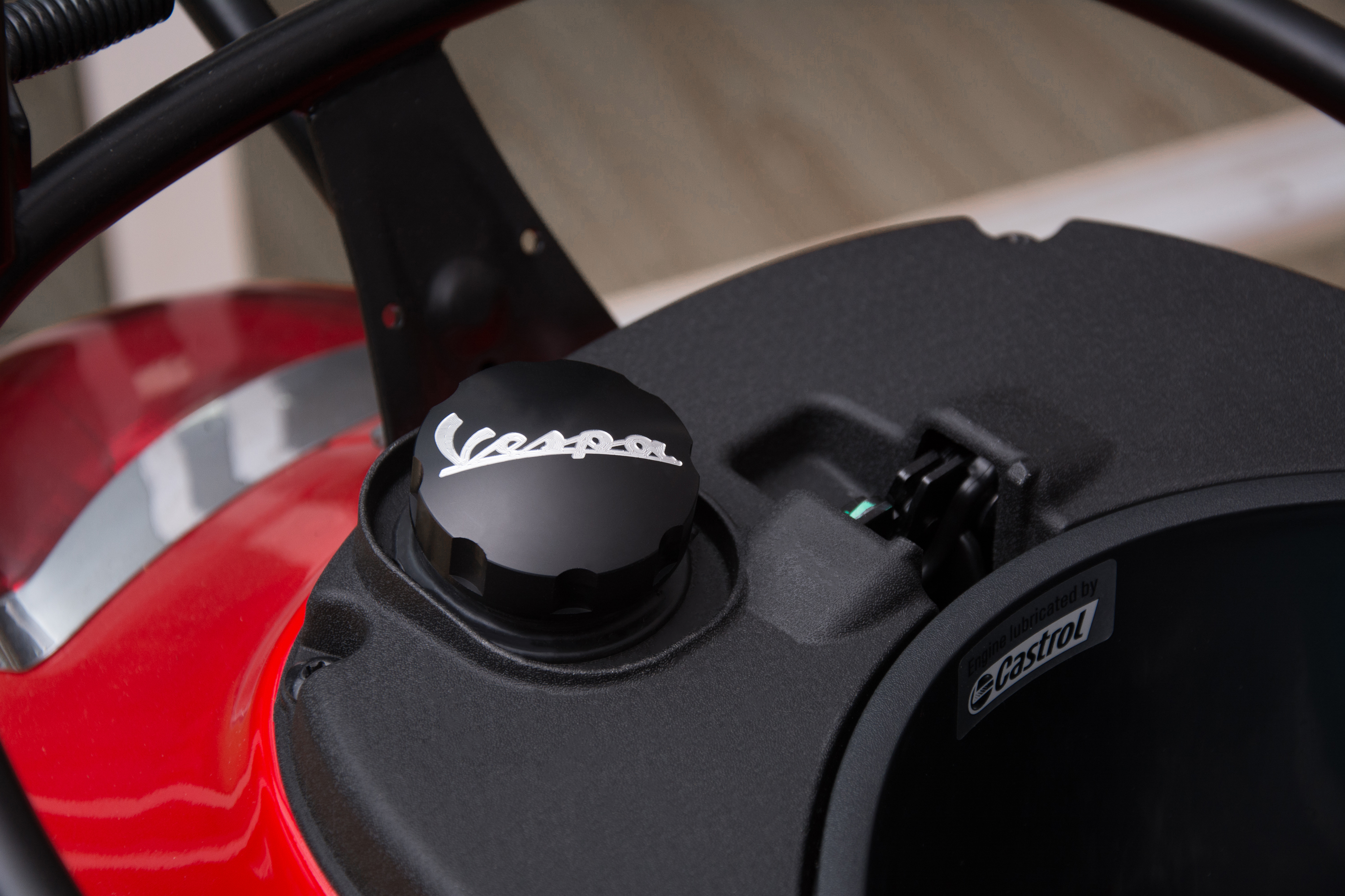 For Vespa Gts 300 250 Sprint Px Lx Primavera 150 Motorcycle Gas Fuel Tank Filler Oil Cap Cover Accessories