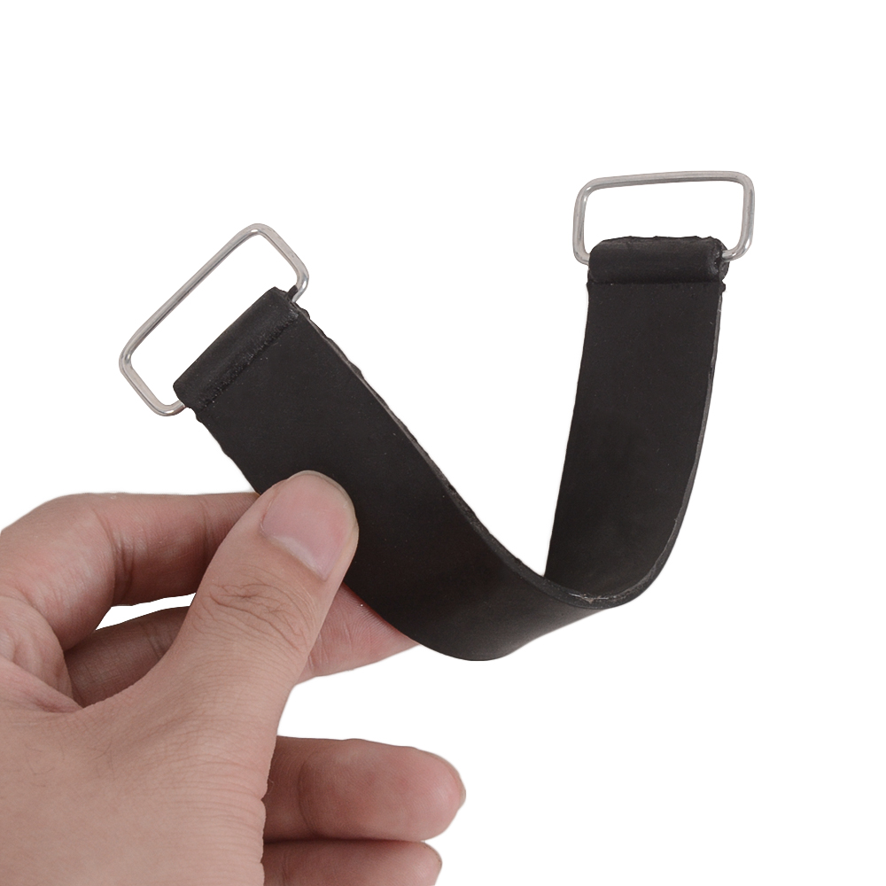 Motorcycle parts black custom battery strap