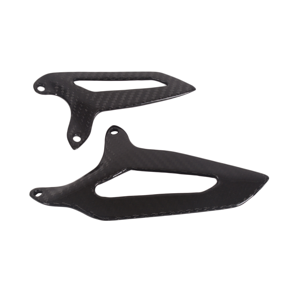 Motorcycle Parts 100% Carbon Fiber Ducati 899 1199 1299 Panigale Heel Plates