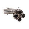 For BMW K100 K75 Motorcycle EXHAUST ADAPTER 4 to 1 Collector(90 degree)
