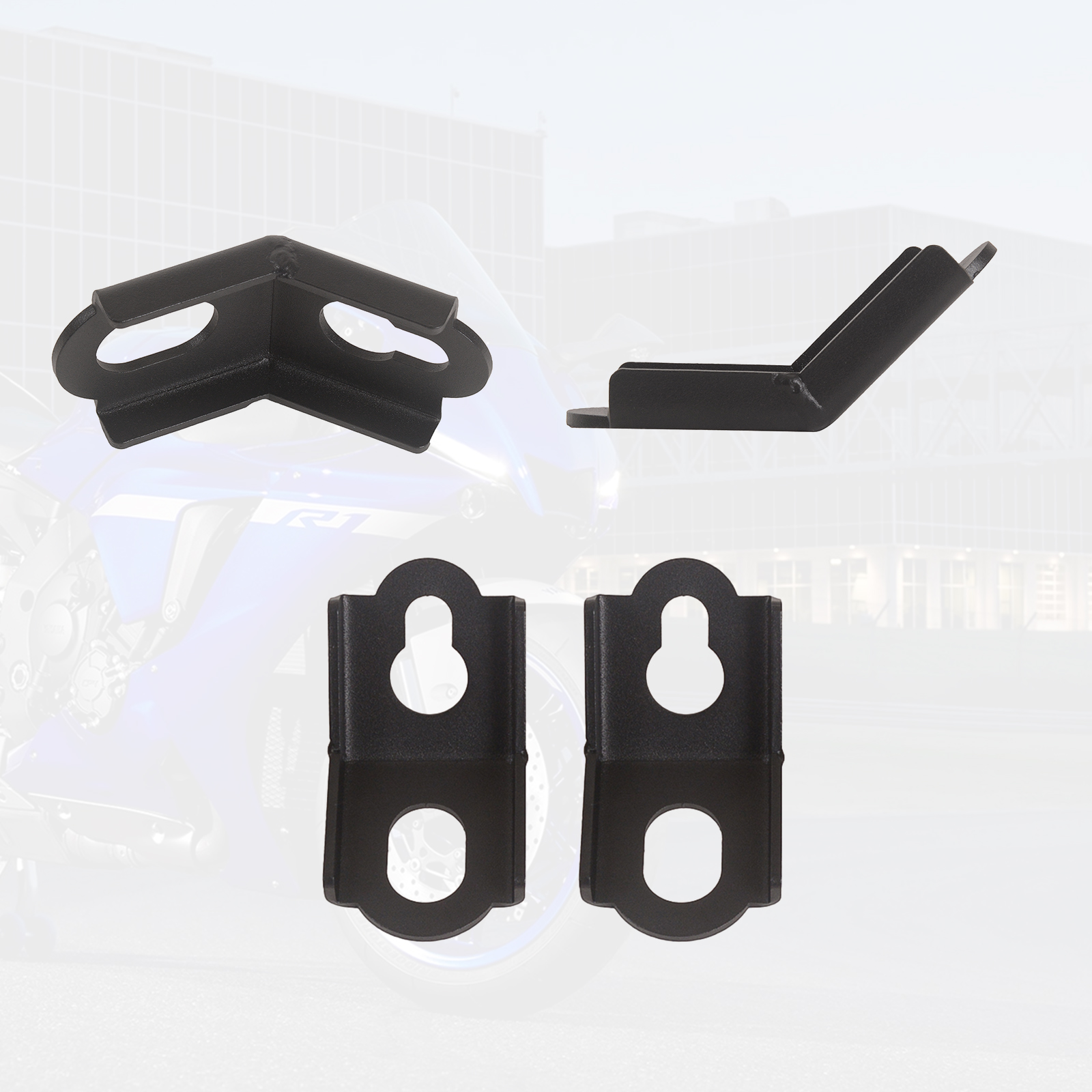 Iron Black 4PCS Pack Canam X3 2017+ Fastening Hook