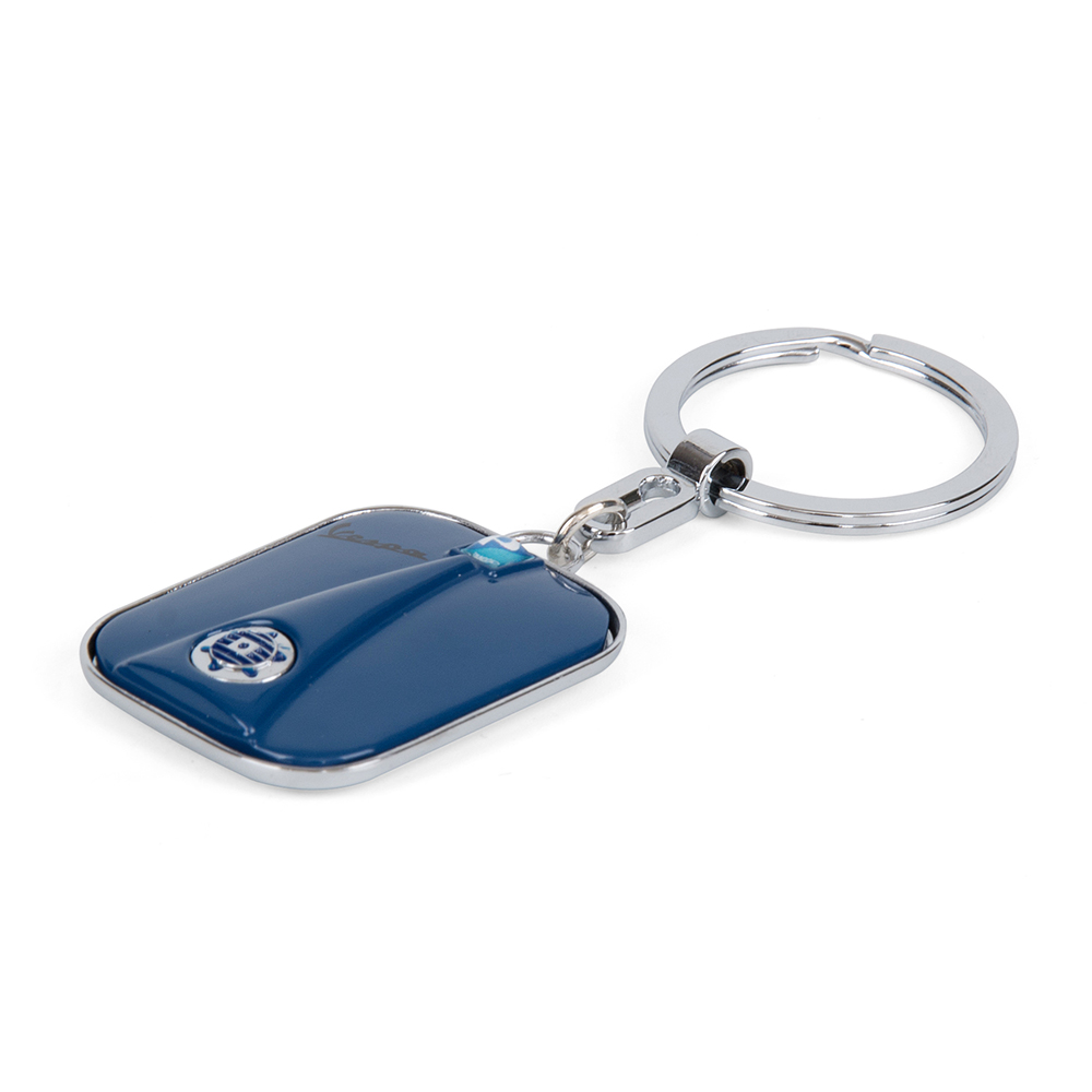 Blue Reflective Motorcycle Key Chain Can Be Customized