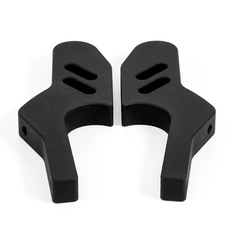Motorcycle Passenger Extensions Extended Footrest Footpeg for Vespa GTS GTV 200 250 300 300ie In Black