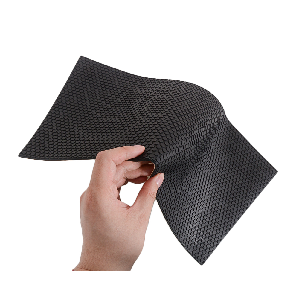 2PCS Universal Uncut Motorcycle Hexagon Oil Tank Anti Slip Sticker