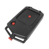 Motorcycle Plastic 8L Oil Drain Pan Black with Red Cap