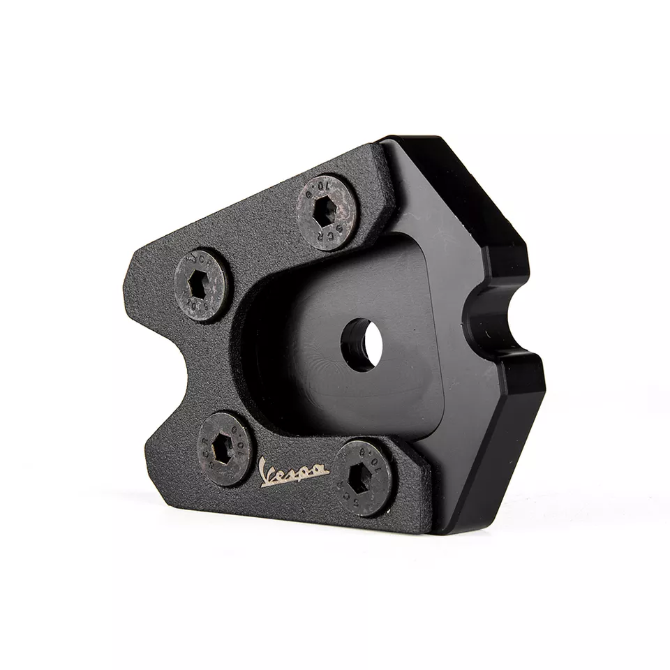 Motorcycle CNC Side Kickstand Extension Plate For Vespa GTS GTV 3Vie 300 250 In Black