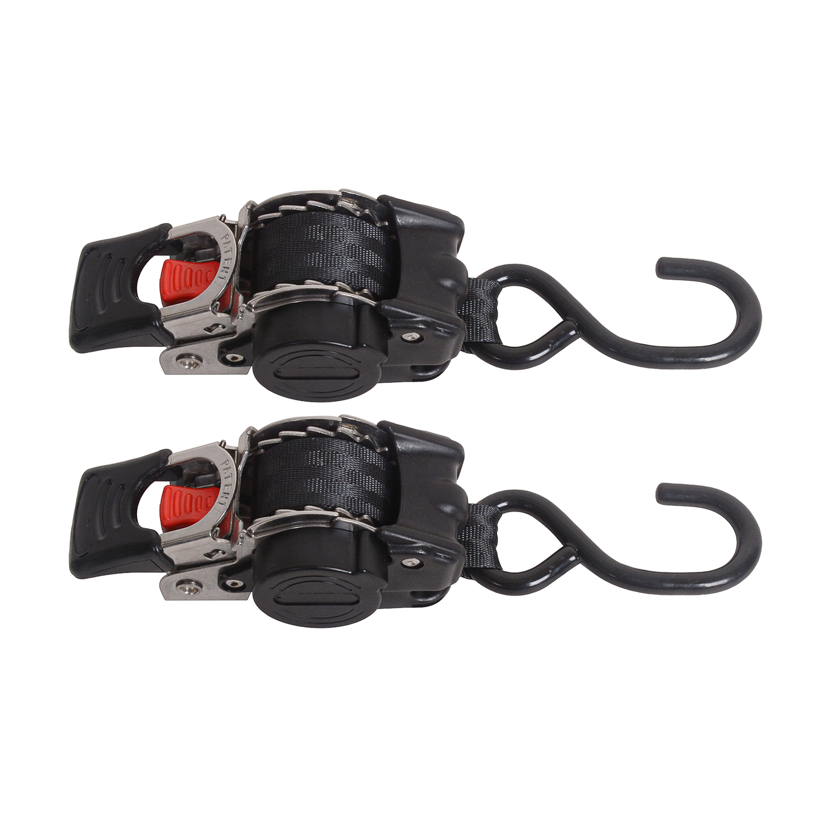 Motorcycle Tool 25mm*1.8m Stainless Steel Auto Retractable Tie Down Strap