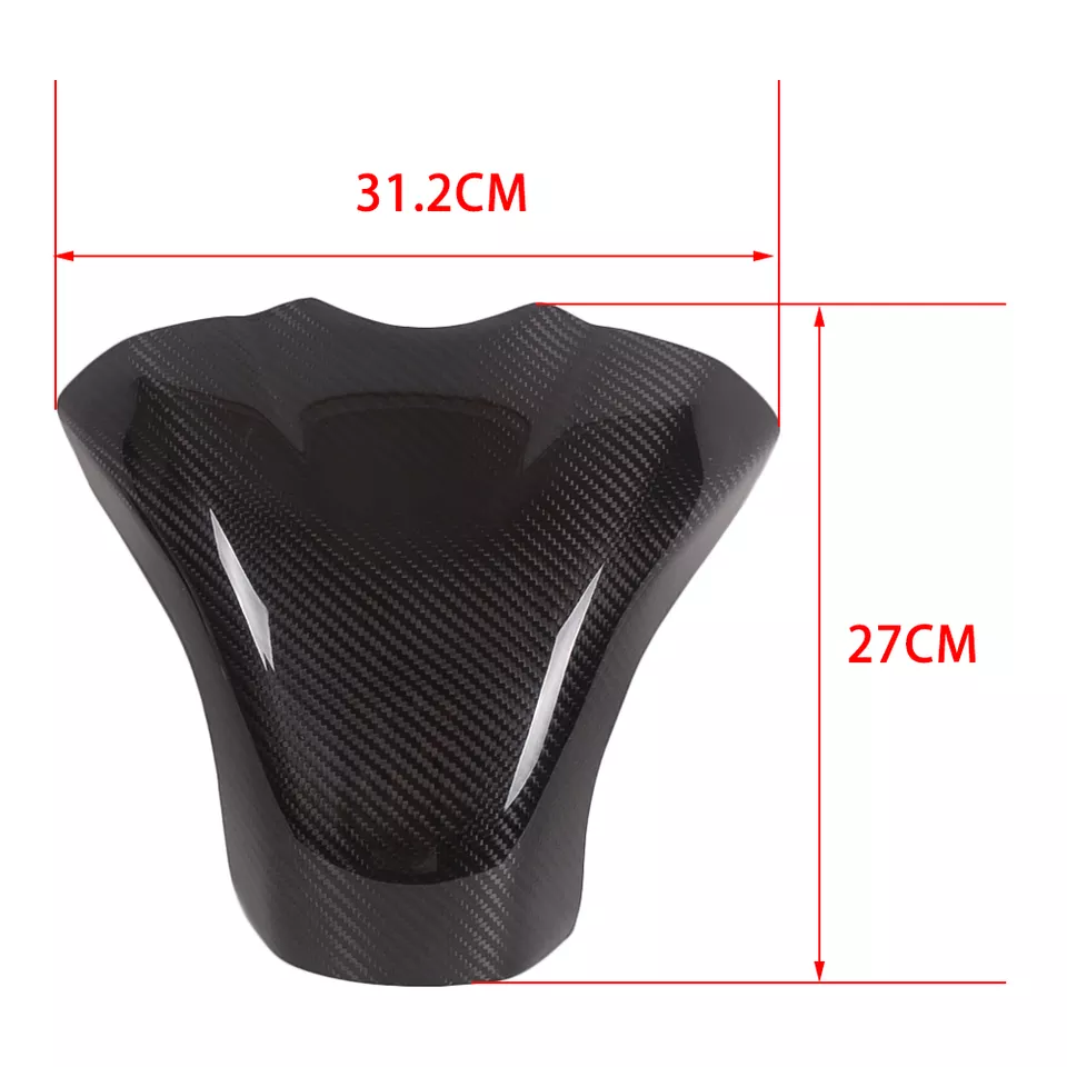 100% Carbon Fiber SUZUKI GSXR 1000 2017+T Motorcycle Part Tank Cover Half Glossy Black