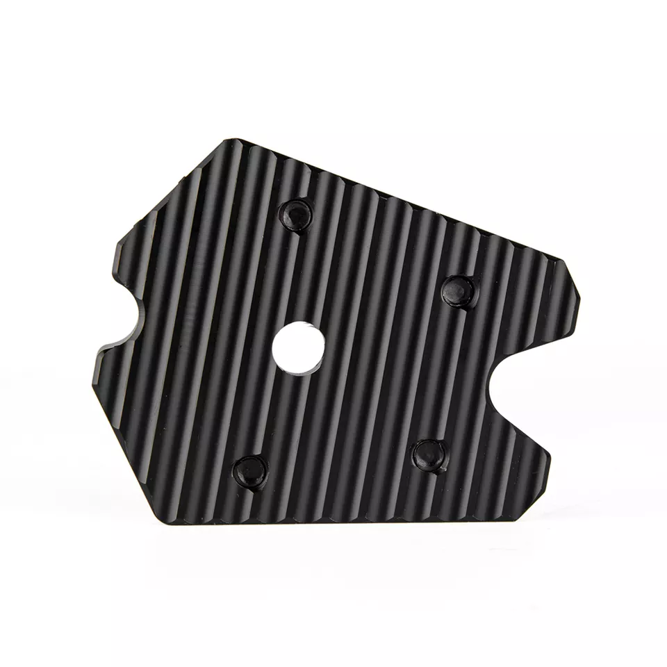 Motorcycle CNC Side Kickstand Extension Plate For Vespa GTS GTV 3Vie 300 250 In Black