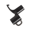 Motorcycle helmet lock with double hooks