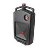 Motorcycle Plastic 8L Oil Drain Pan Black with Red Cap