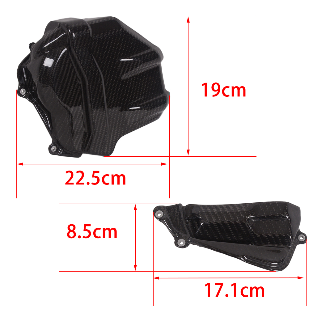 100% Carbon Fiber Panigale V4 V4S Spocket Covers Motorcycle Parts