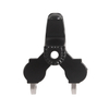 Motorcycle helmet lock with double hooks