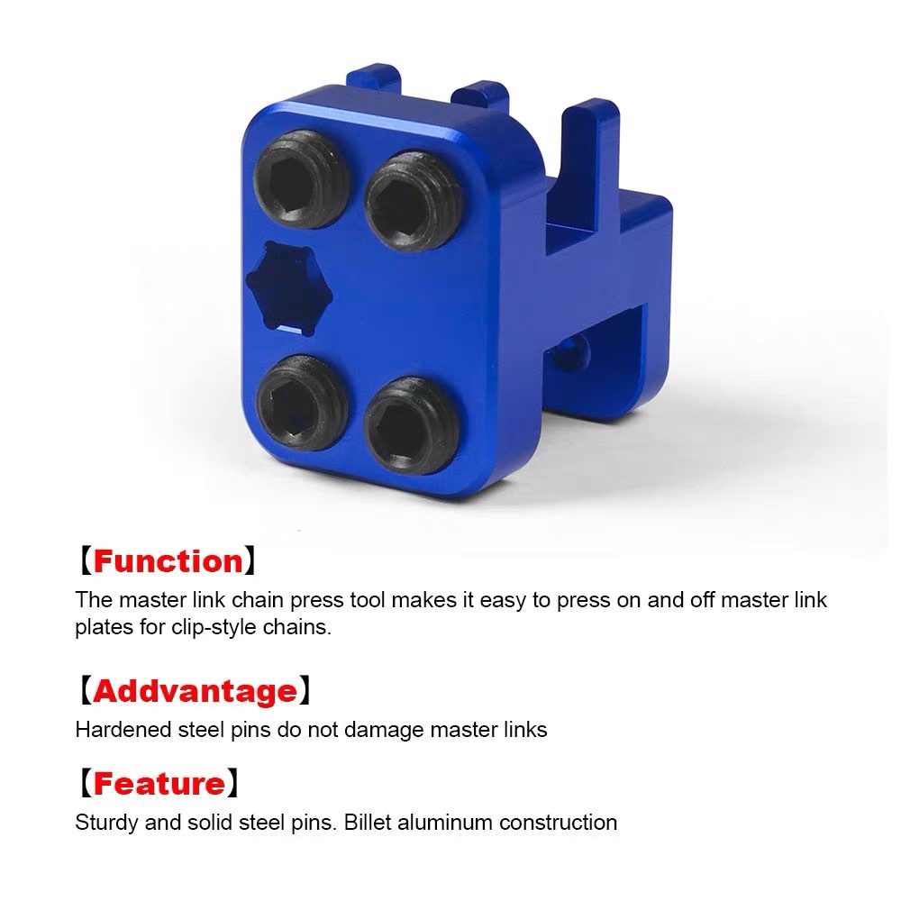 Motorcycle ATV Main Link Stamping Tool (Applicable To 5 Series Chain 520, 525, 530)