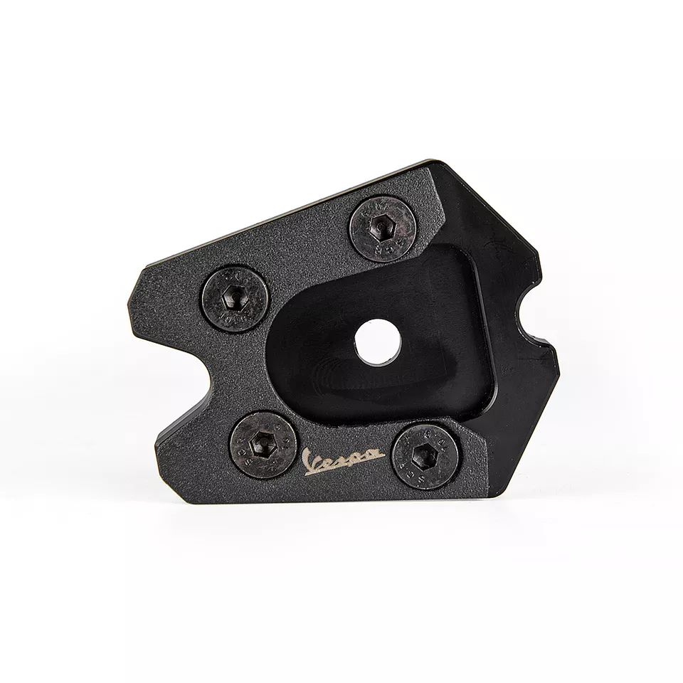 Motorcycle CNC Side Kickstand Extension Plate For Vespa GTS GTV 3Vie 300 250 In Black